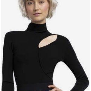 Alice + Olivia Sofie Cutout Turtleneck